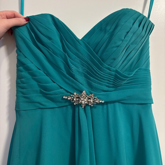 Bridesmaid/Prom Dress - Allure Bridal Style 1221 - Teal - Picture 1 of 4